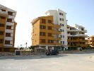 Apartment block from the road